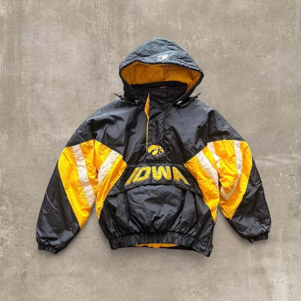 Starter Iowa Hawkeyes Vintage 90s Puffer Pullover Jacket